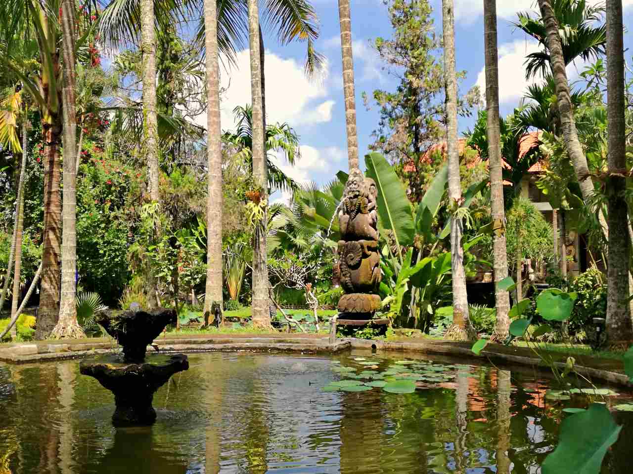 fish pond in museum puri lukisan