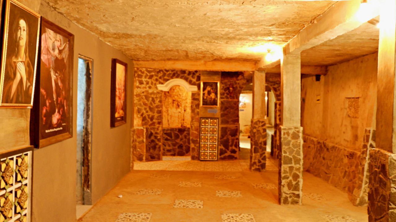 the basement