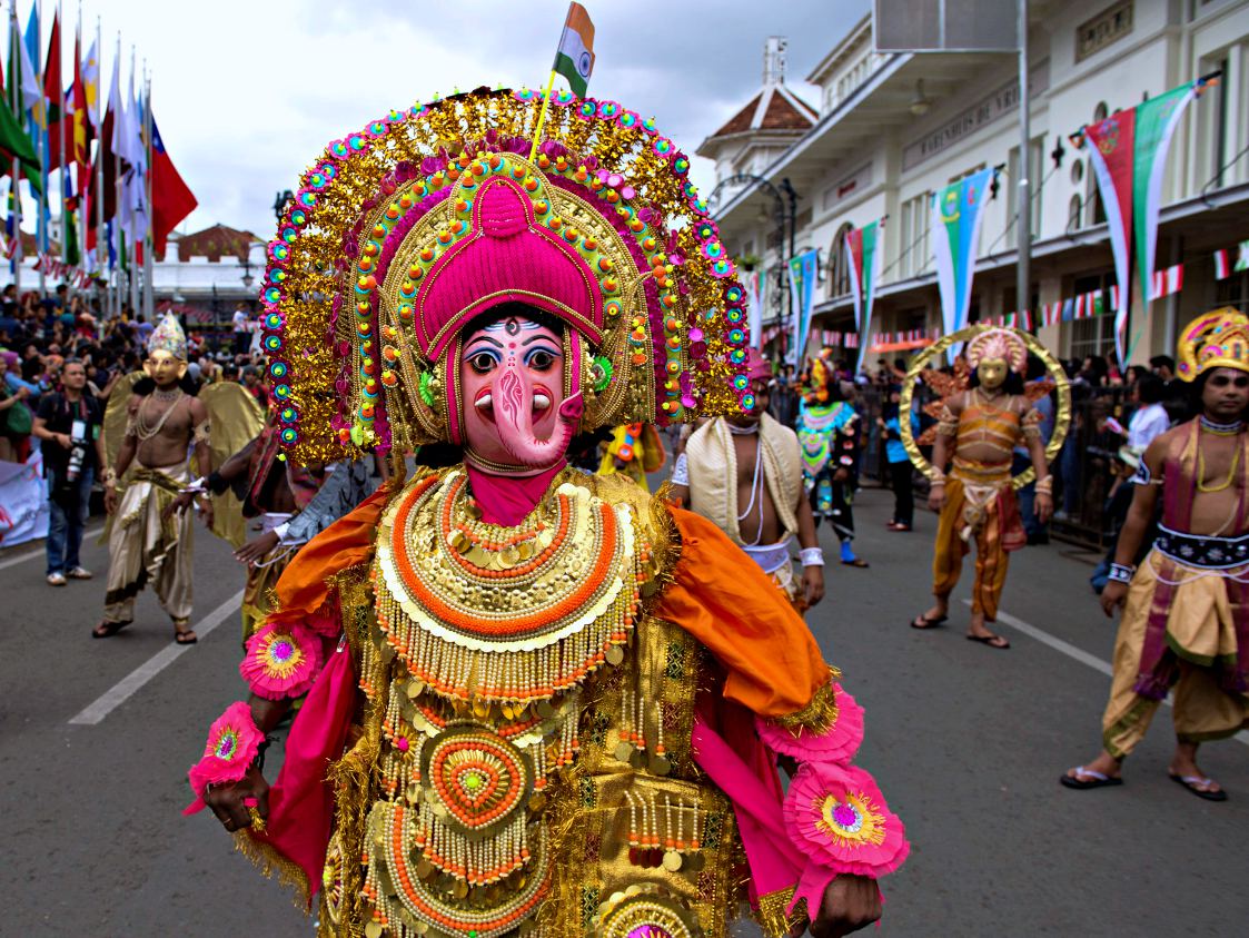 Indian Representative on Asia African Carnaval