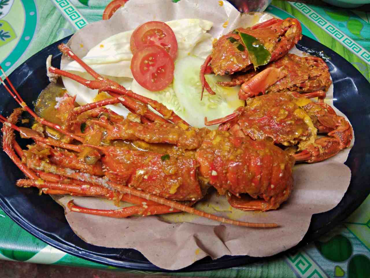 fresh seafood dish