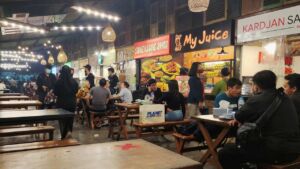food market ambience