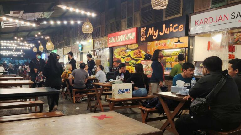 food market ambience