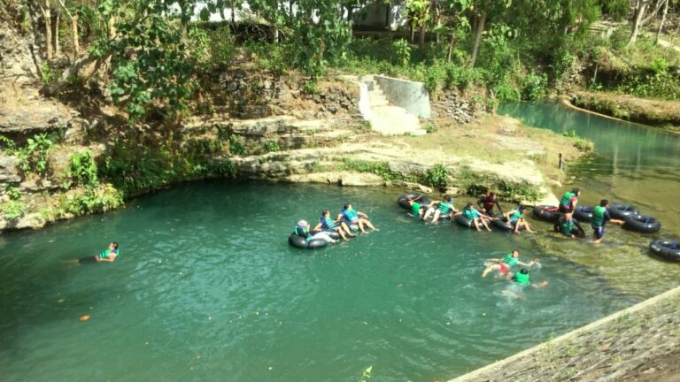 river tubing in pindul cave