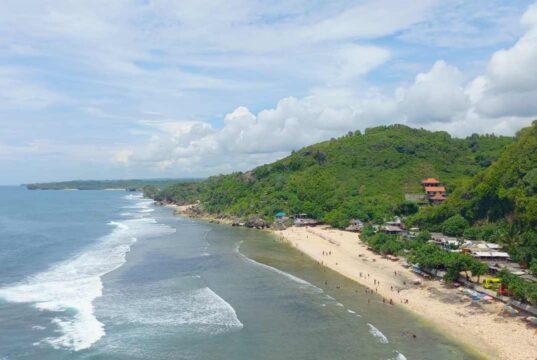 Pok Tunggal beach view from panjung hill