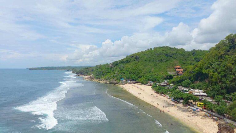 Pok Tunggal beach view from panjung hill