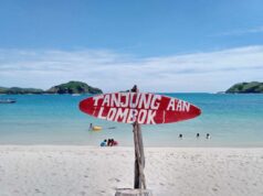tanjung aan beach, lombok.