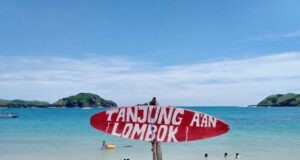 tanjung aan beach, lombok.