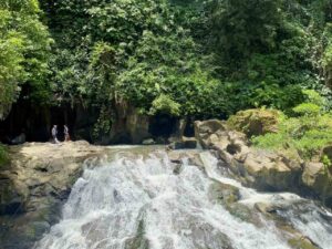 The top of Goa Rang Reng Waterfall