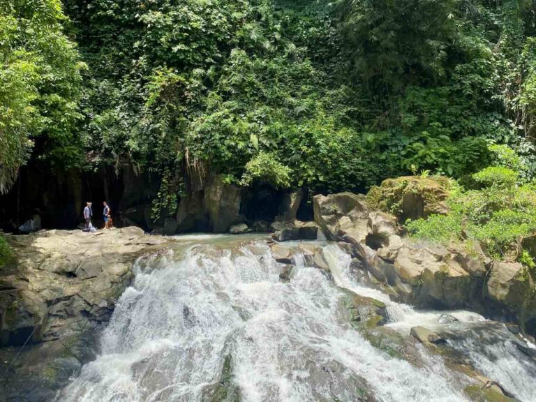 The top of Goa Rang Reng Waterfall