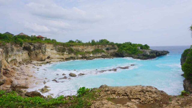 blue lagoon cliff view