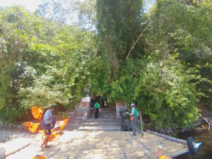 the gate to Trunyan cemetery